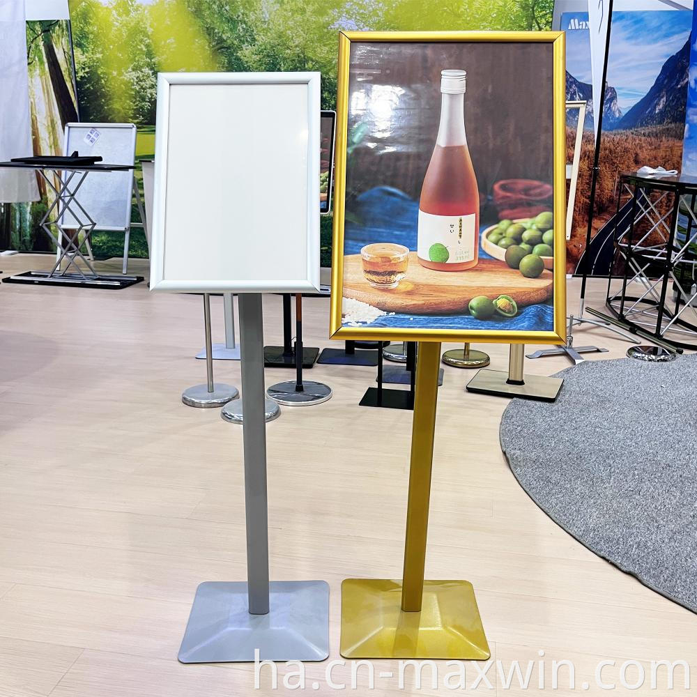 Nunin Bayanan Bayani Promotional Poster Display Rack